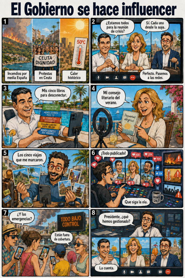 Cómic: El Gobierno se hace influencer
